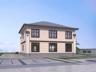 二层 新中式 尺寸：13.96mX13.32m图2